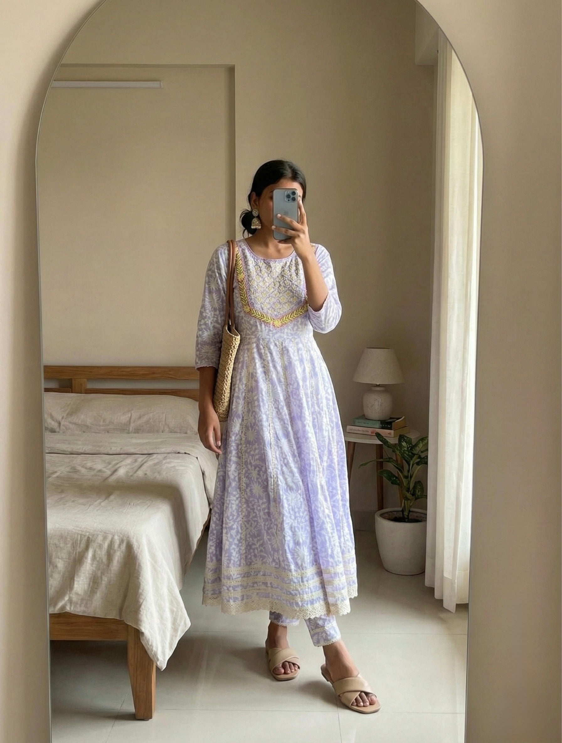 Lavanya Embroidered Anarkali Suit Set