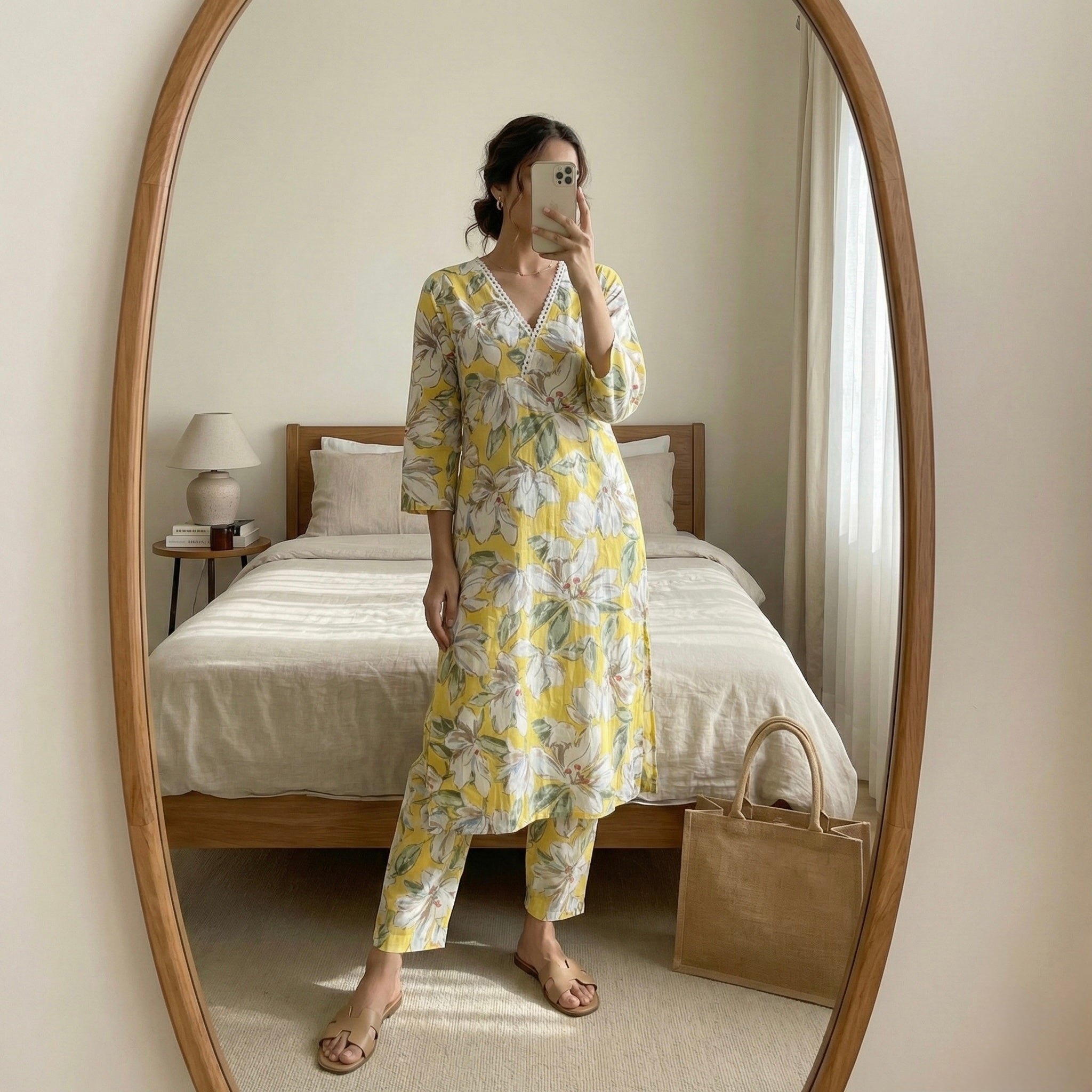 Butter Yellow lily’s Suit Set - Sukoon 14.0