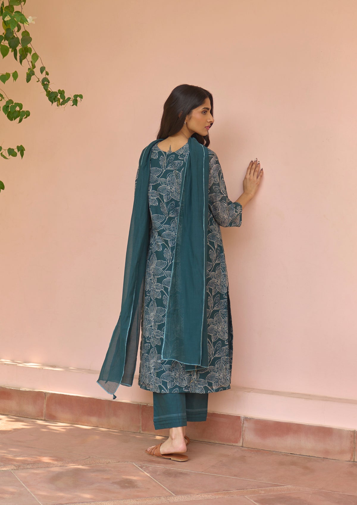 Jade Bloom Kurta Set